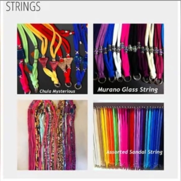 Chula Tulum Teal Interchangeable Ankle Wrap Sandals size 6 - Picture 9 of 15